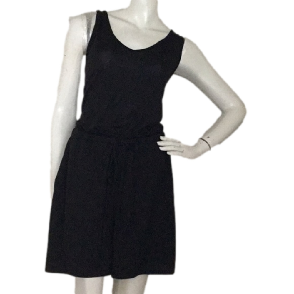 Allison BRITNEY BLACK SLEEVELESS ROMPER SIZE XL